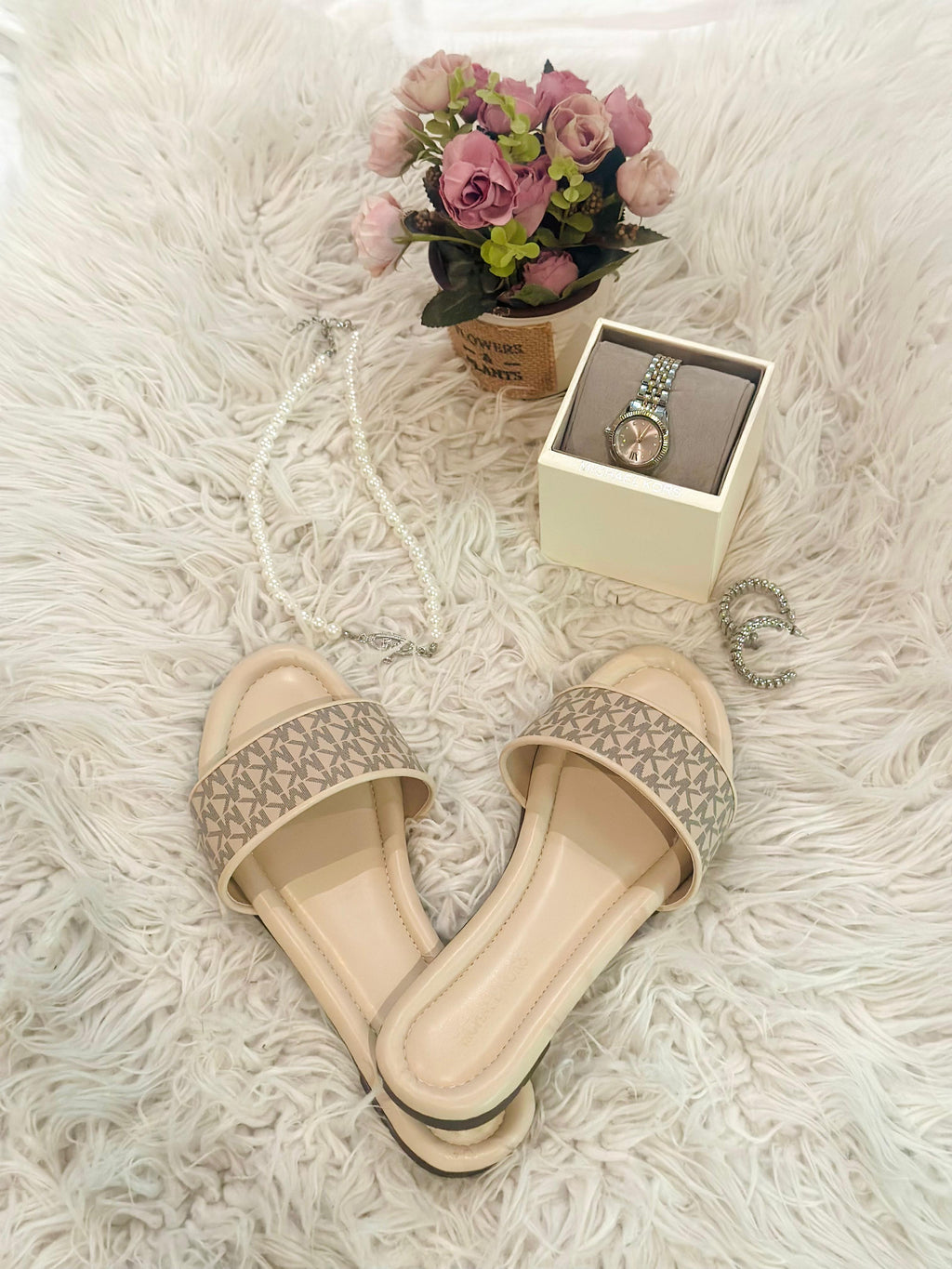 Beige Flats for women